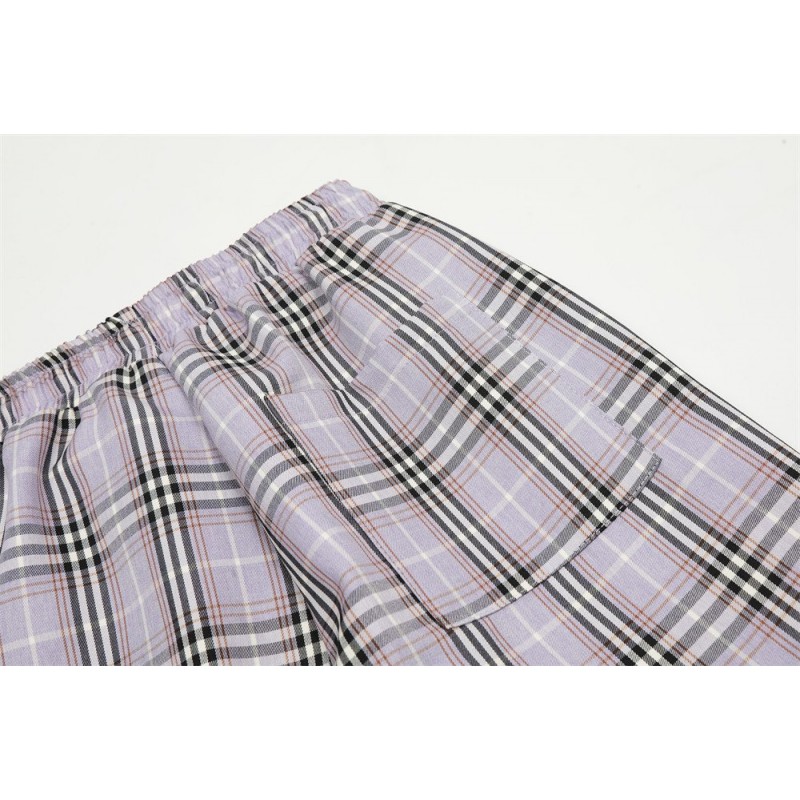 Fashion Plaid Casual Working Pants Men