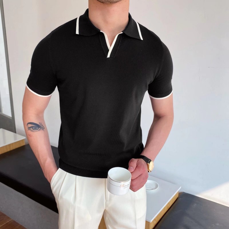 Casual Polo Collar Polo Shirt For Men Casual Polo Collar Polo Shirt For Men
