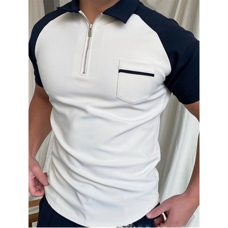 Men's Polo Shirt Men Solid Polo Shirts Brand Men Short-Sleeved Shirt Summer Shirt Man Clothing