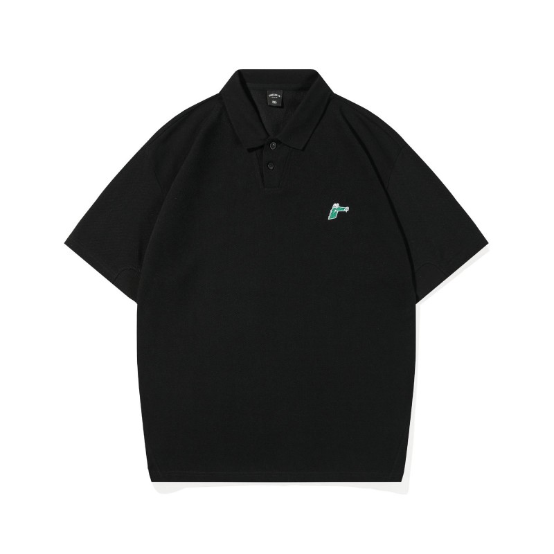 Summer Simplicity Lightly Mature Business Embroidery Polo Shirt Men