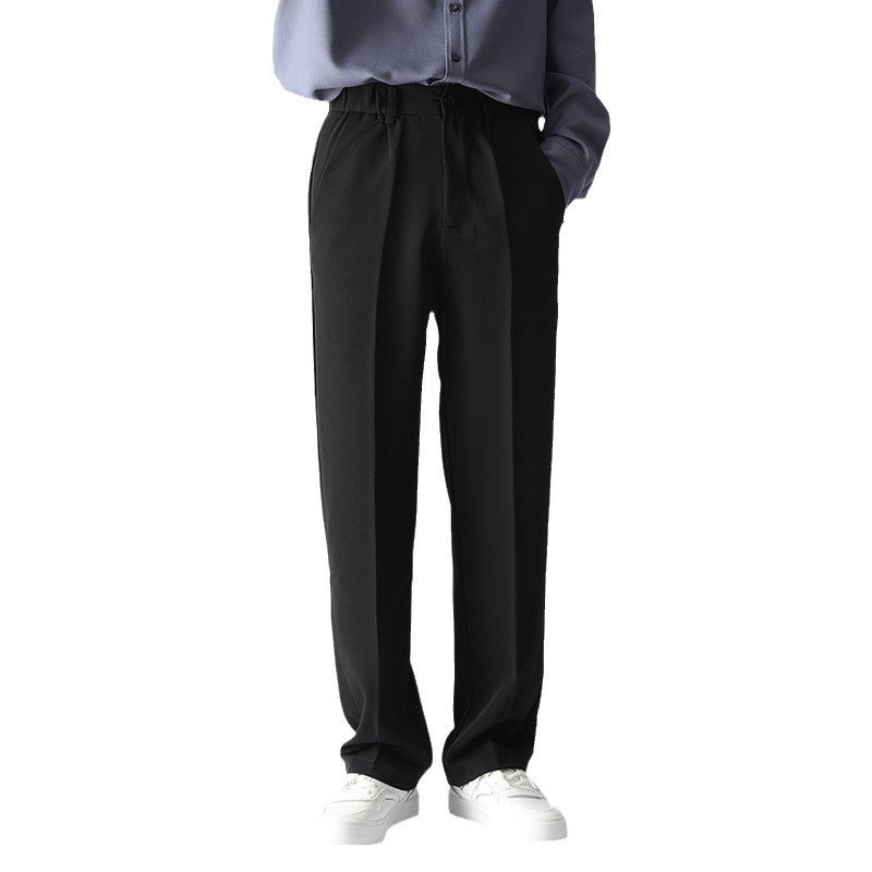 Straight Casual Trousers Loose Men Pants