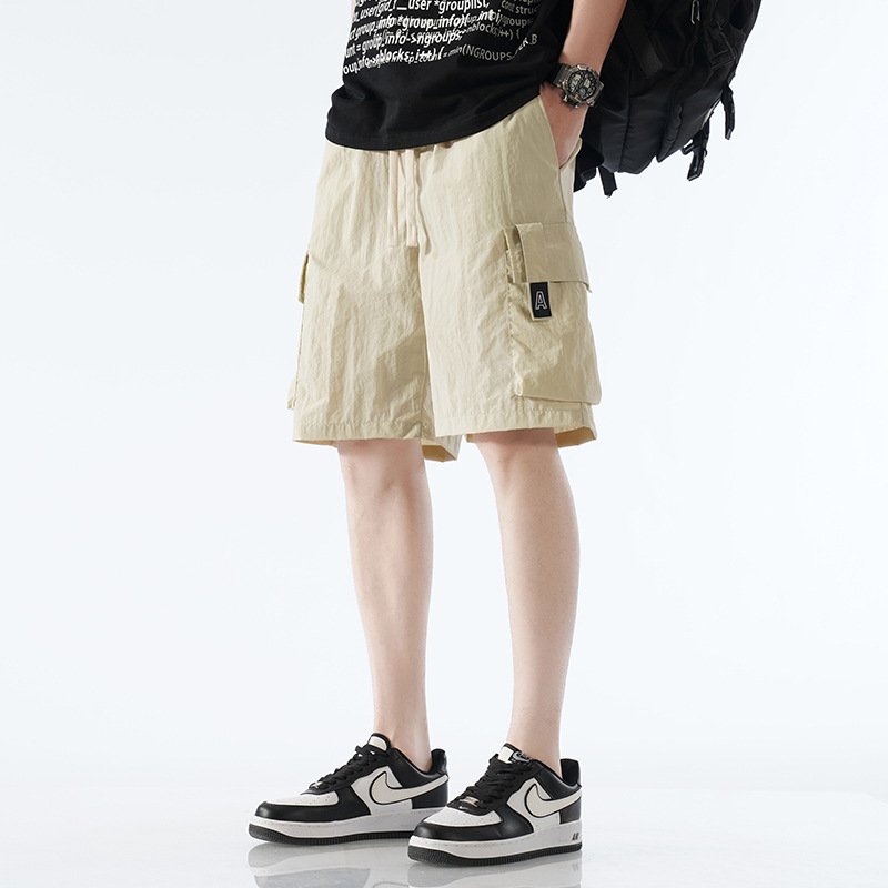 Fashion Men Loose Leisure Sports Fifth Pants