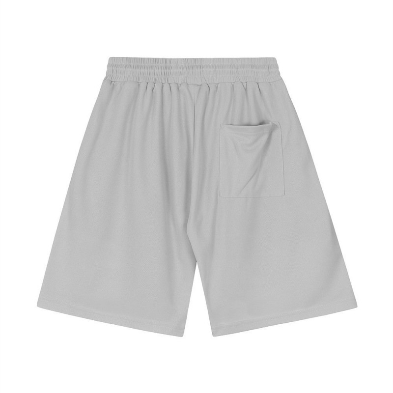 Letter Printed Loose Cropped Pants Men