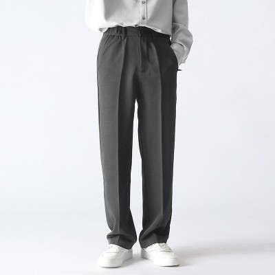 Straight Casual Trousers Loose Men Pants