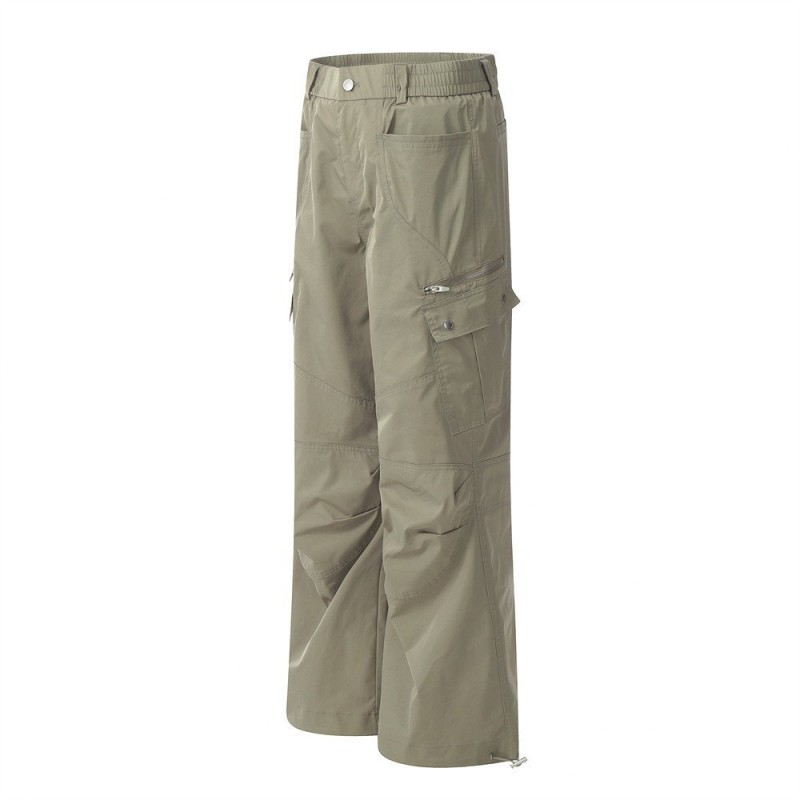 Fashion Zipper Workwear Casual Pants Men