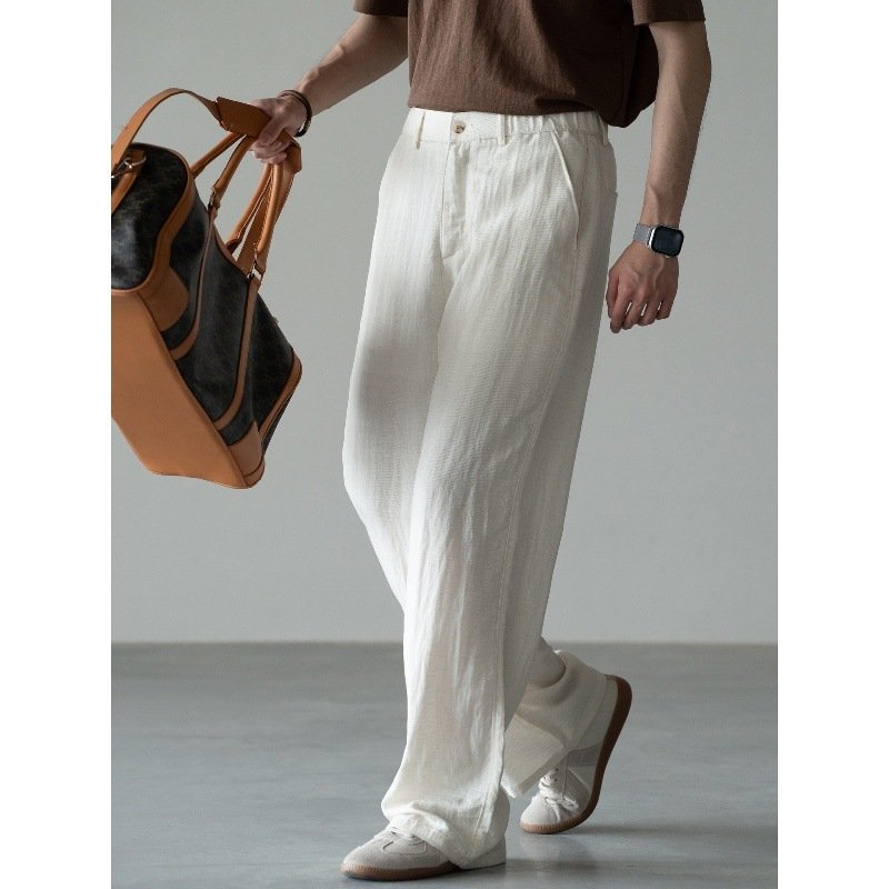 Breathable Textured Casual Pants For Men