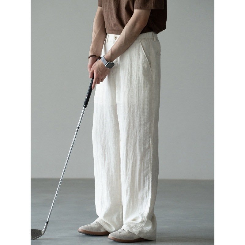 Breathable Textured Casual Pants For Men