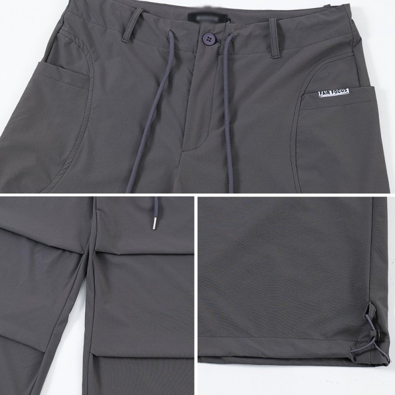 Fashion Personality Pleated Paratrooper Pants Men