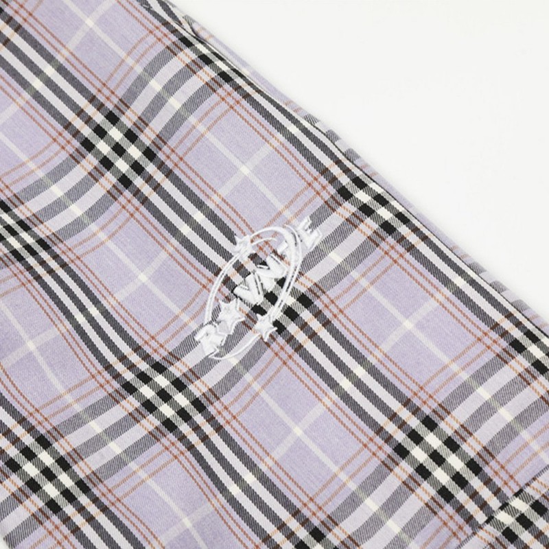 Fashion Plaid Casual Working Pants Men