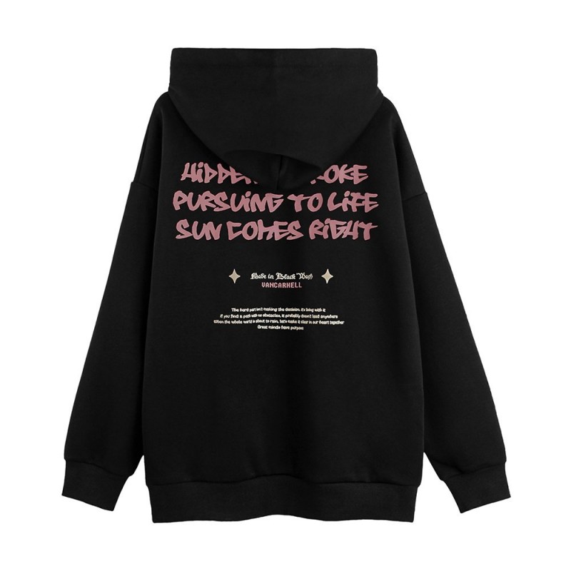 Dark Night View Printed Hoodie Men