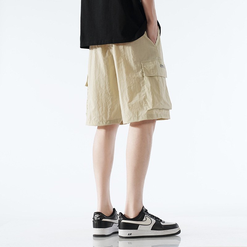 Fashion Men Loose Leisure Sports Fifth Pants