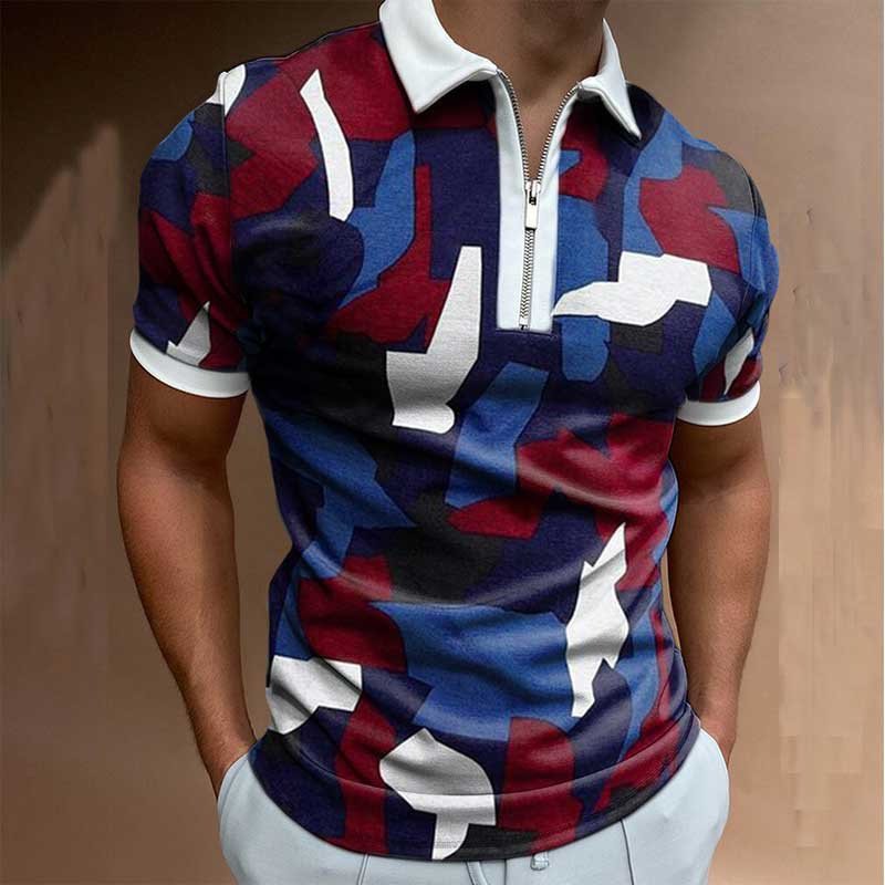 Men's Polo Shirt Men Solid Polo Shirts Brand Men S...