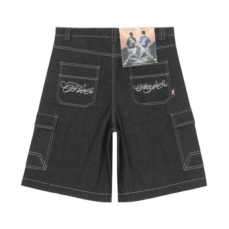 Line Workwear With Pocket Short Pants Men