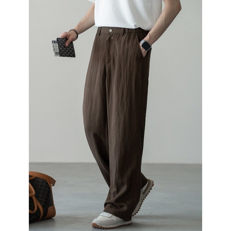 Breathable Textured Casual Pants For Men